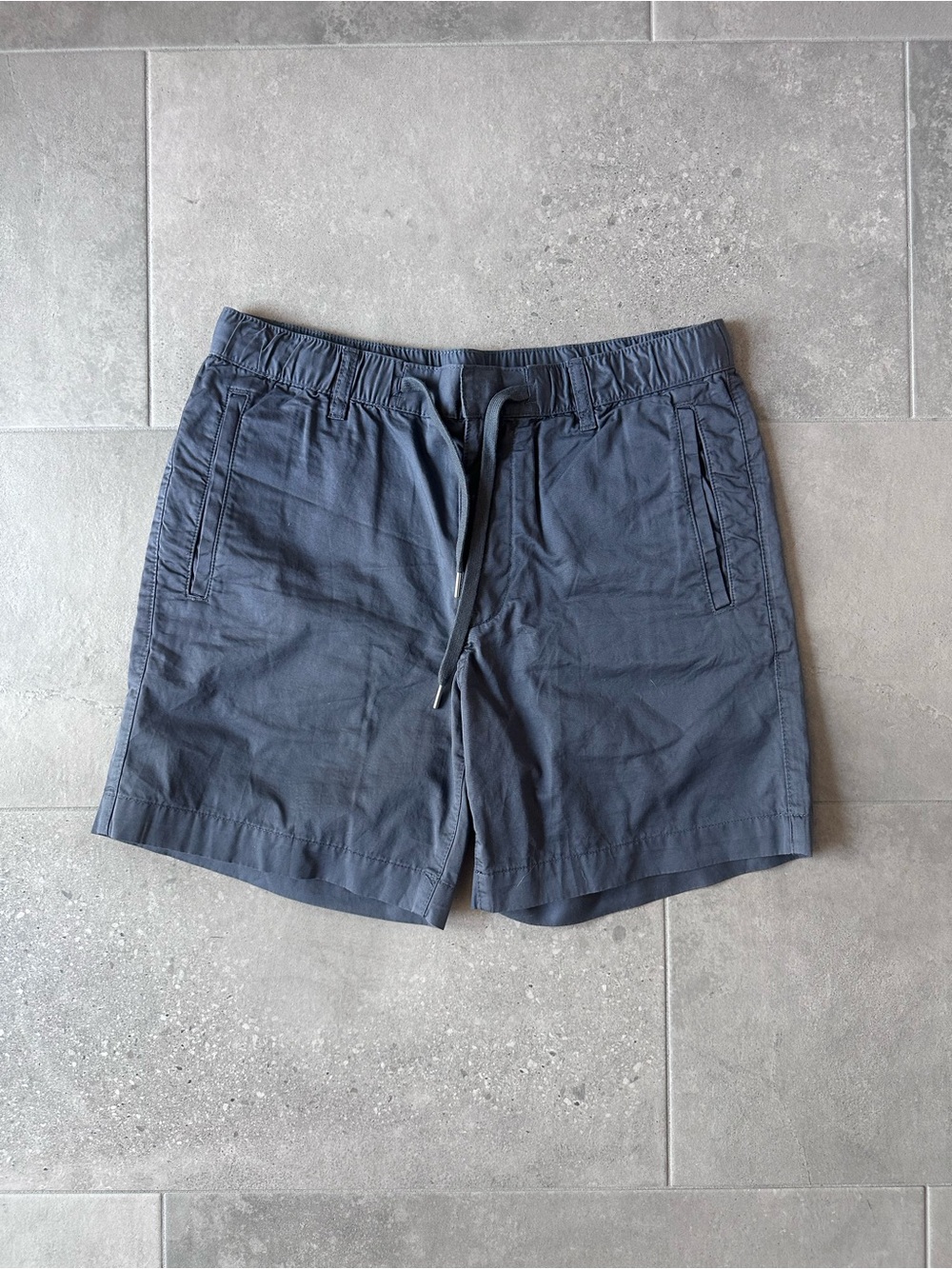 Mango Men's Charcoal Drawcord Casual Shorts